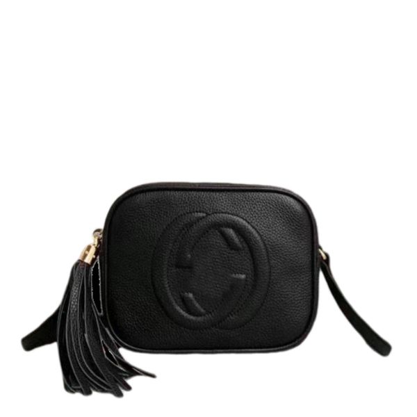 

luxury designer womens vintage shoulder bag genuine leather solid color tassel capacity large fashion crossbody camera small square bags