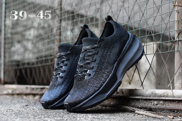 

men's running shoes invincible run 3 anti-slip, anti-wear, shock-absorbing, breathable lightweight low-size eur 39-45 black grey
