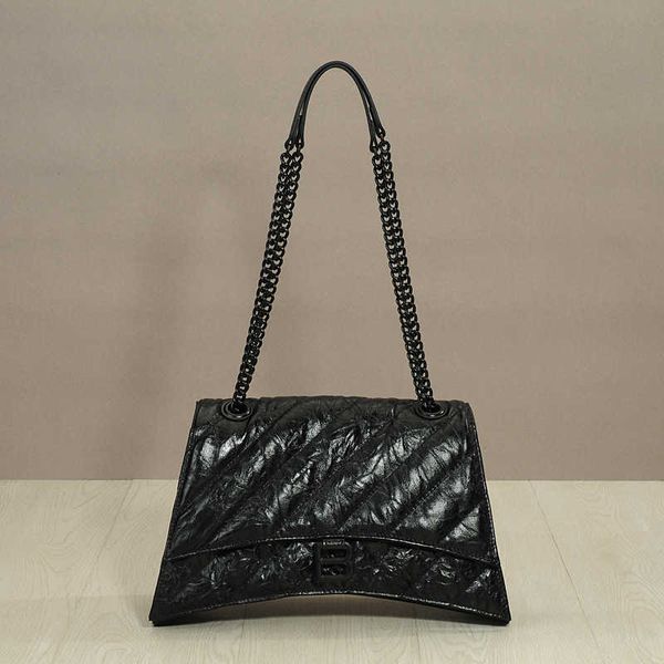 

letter chain crossbody bag designer cowhide women shoulder bags large capacity