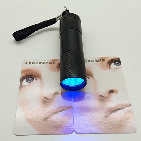 

led purple flashlight uv germicidal lamp flashlight fluorescent test light fl-1