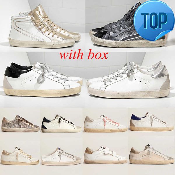 

new casual shoes customers super gooseity star italy brand sneakers super popular star luxury dirtys sequin white do-old dirty designer snea, Black