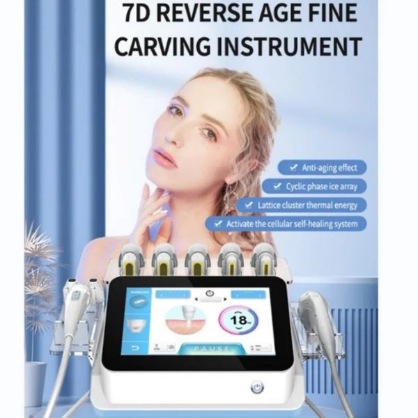 

2023 beauty items rf equipment 2 in 1 7d hifu skin tightening machine ultrasound face lifting body shaping equipment for salon
