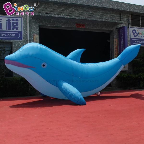 

factory direct advertising inflatable cartoon dolphin balloons ocean animal models for event party decoration with air blower toys sports