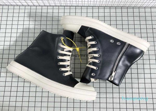 

designercomfortable men ro boots genuine leather man boots shoes thick sole mens winter footwear7881846, Black