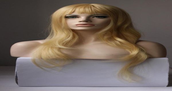 

full lace wigs alyssa brazilian straight 613 blonde color with baby hairs virgin hair 100 full lace human hair wigs silk n7705784, Black;brown