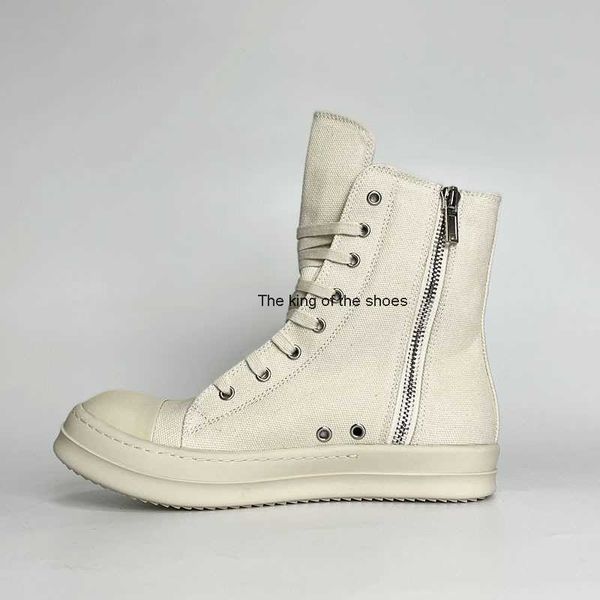 

shoes men's rick man canvas ro owens sneakers2023 og, Black