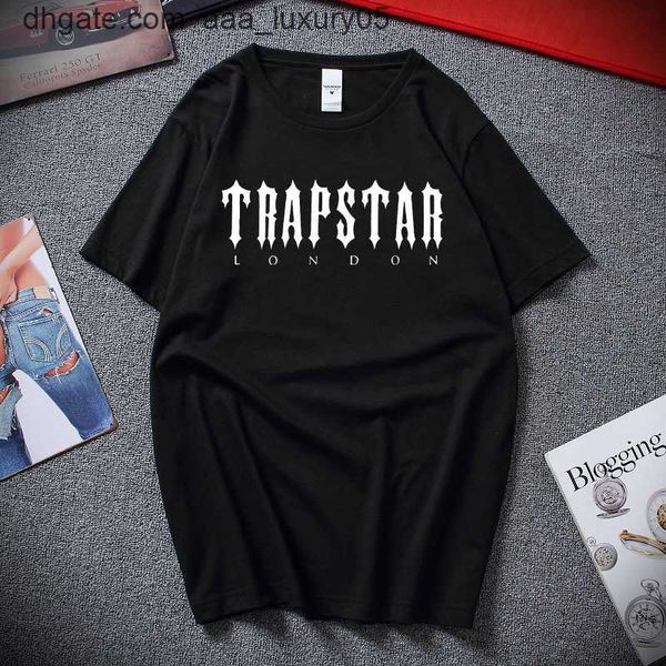 

limited new t-shirt trapstar tee london men's clothing xs-2xl men woman fashion shirt cotton brand teeshirt, White;black