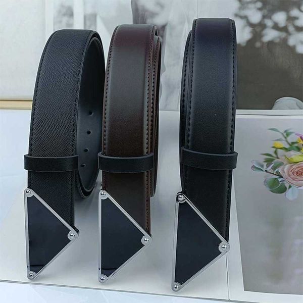 

designer men women belt luxury smooth buckle pattern day gift fashion classic leather waistband woman belts width with box 5ig9, Black;brown
