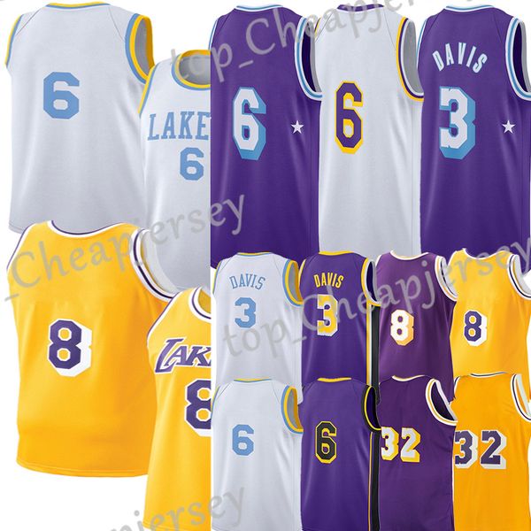 

#15 austin reaves basketball jersey anthony 3 davis d 'angelo 1 russell 6 24 8 32 russell 0 westbrook vintage jerseys, Black;red