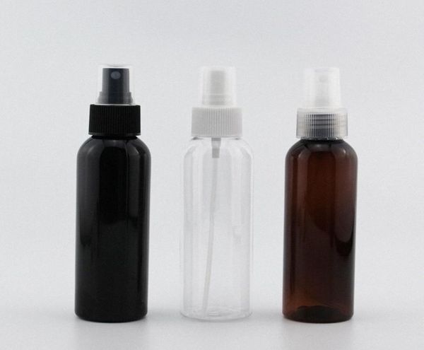 

whole 120ml x 40 black water spray empty plastic cosmetic bottle 120cc perfume mist sprayer pump container perfumes bottle de4189658