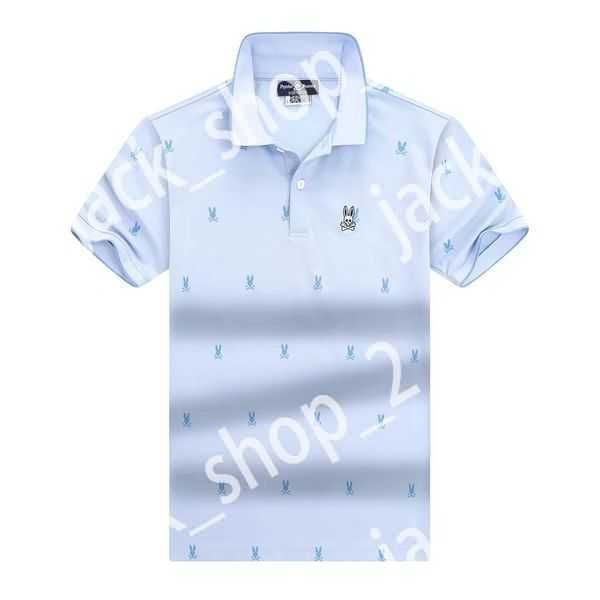 

psycho bunny polo designer mens shirt summer trend fashion luxury brand sports t casual loose classic business short sleeve asian size m-xxx, White;black