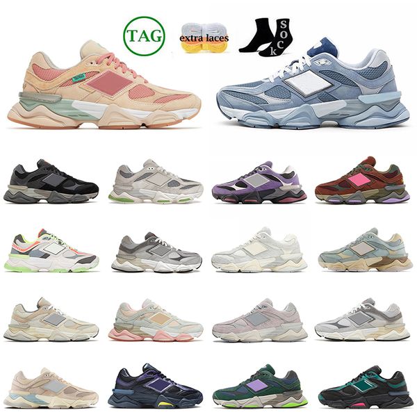 

designer og 9060 running shoes multi-color cherry blossom white sea salt bricks & wood arctic grey bodega discovery blue haze bb9060 mens wo