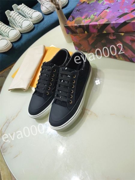 

2023 luxury designer women men casual shoes low- sneakers white leather sneaker sports lace up comfort flats outdoor trainers, Black