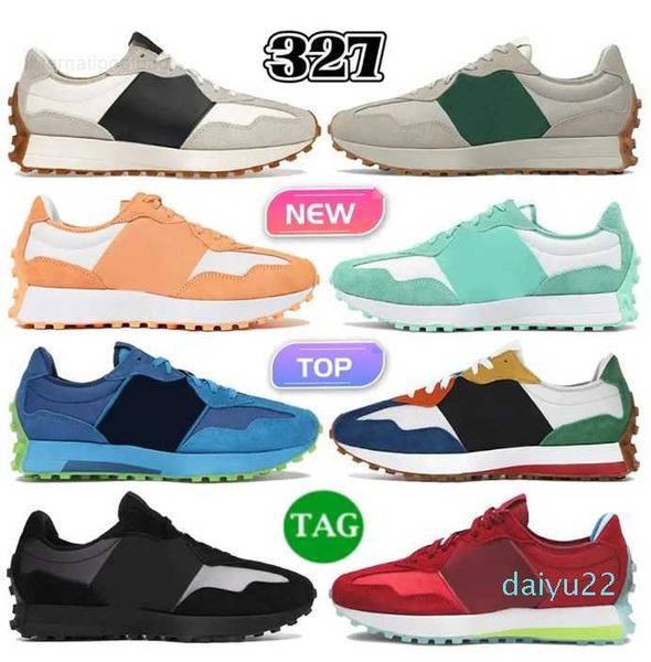 

2023 designer new 327 327s casual shoes b327 sports trainers waterproof for men women grey white black silver pride navy blue paisley joggin