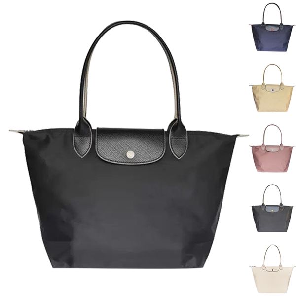 

luxury handle nylon clutch shop bags womens longchammp tote designer bags crossbody mens shoulder canvas bolsa dumpling bag mummy leather wa
