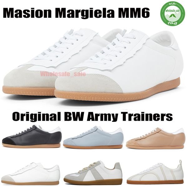 

new designer casual shoes margiela sneakers men women sneaker mm6 trainers suede leather trainer rubber sole sneaker maison trainer outdoor