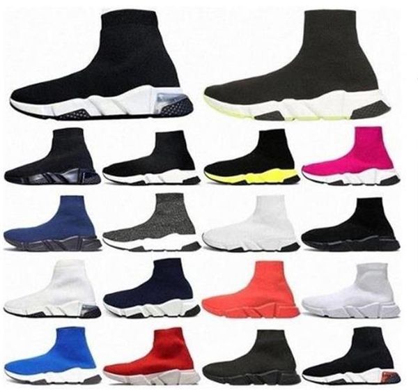 

casual shoes socks shoes women's spring and summer trendy single breathable stretch woven fashion sports high shoe casual short boot y4, Black