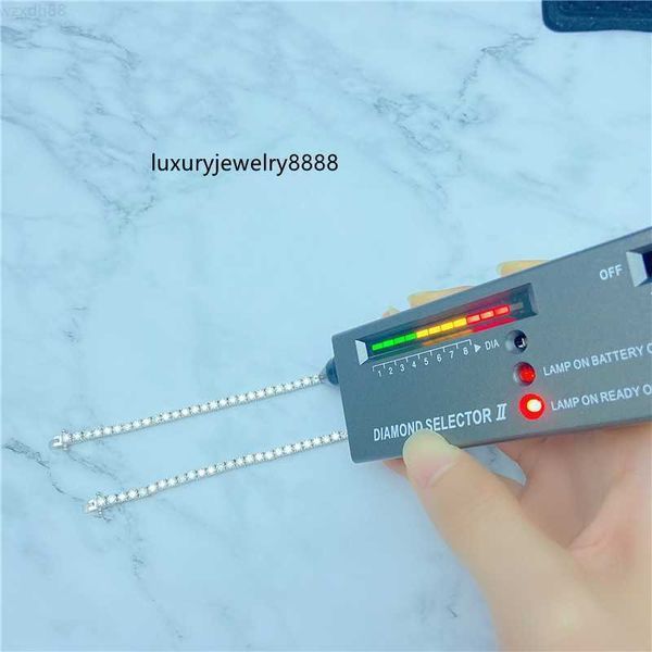 

moissanite hip hop jewelry vvs moissanite loose stone hip-hop jewelry lab diamond diamante moissanite chain, Silver