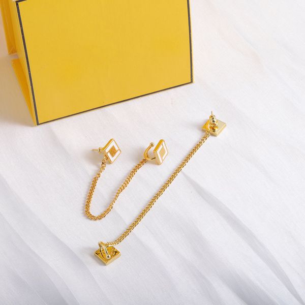 

luxury designer jewelry earrings earrings women wedding party designer jewelry with box, Silver