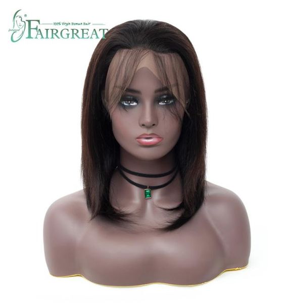 

indian hair 360 lace frontal wig indian remy straight wigs 360 lace front human hair wigs for black women5253747, Black;brown