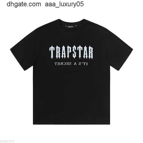 

designer fashion clothing tshirt tees trapstar paris print  beauty fashion summer simple color trend brand short sleeve couple luxury casua, White;black