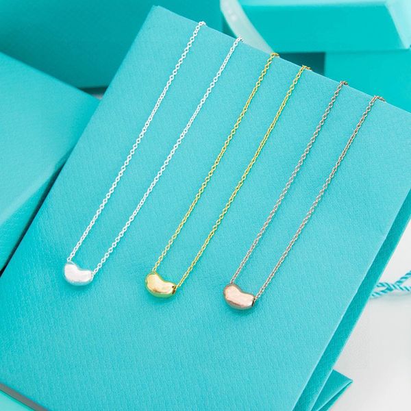 

love heart designer necklaces womens pendant t necklace 925 sterling silver luxury jewelry for women birthday christmas gift wedding stateme