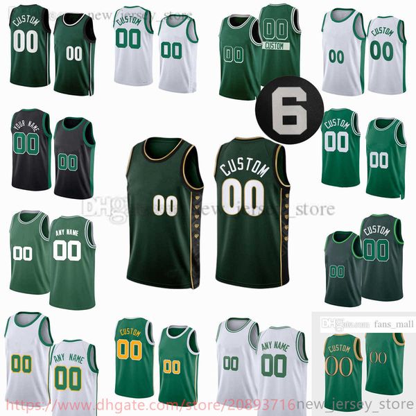 

custom 2023 new season printed basketball jerseys 0 jayson 7 jaylen tatum brown 13 malcolm 36 marcus brogdon smart 57 mike derrick muscala w, Black;red