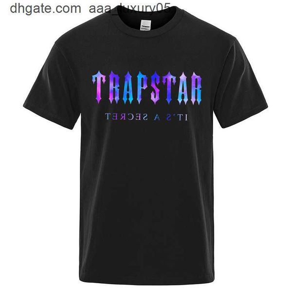 

trapstar london nebula printed tshirts men casual breathable cotton streetwear summer soft short sleeve oversized tshirt 220620, White;black
