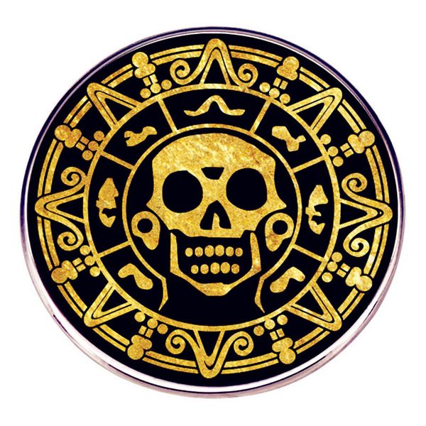 

golden brooch cute anime movies games hard enamel pins collect metal cartoon brooch backpack hat bag collar lapel badges, Blue