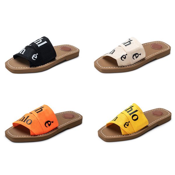 

fashion women canvas slippers united states sandals embroidered designer ladies flip flops loafers network red letter ribbon wear beach slid, Black