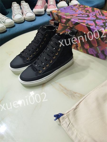 

designer shoes vintage plaid canvas sneakers man woman outdoor platform casual shoe couples trainers, Black