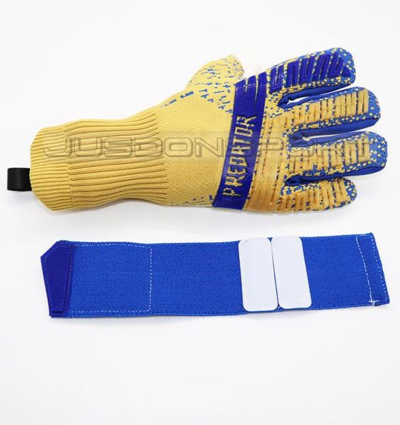 

professional football soccer goalkeeper gloves with and without fingersave full latex zipper bag package4855281, Black