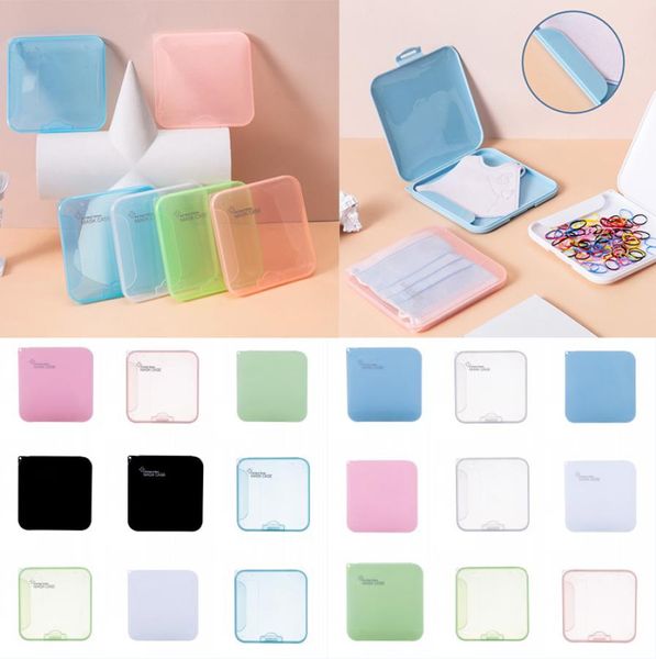 

plastic storage case organizer reusable mouth cover keeper folder portable face mask storage boxes dustproof containers kimterb222129160
