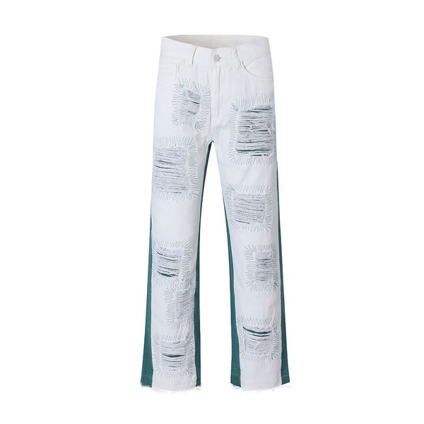 

men pants white color xxl xl  l jeans 2023ss, Blue