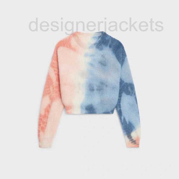 

women's sweaters designer new autumn and winter women ootd fashion casual sweater tie-dye gradient sweaters spring t-shirt christmas gi, White;black