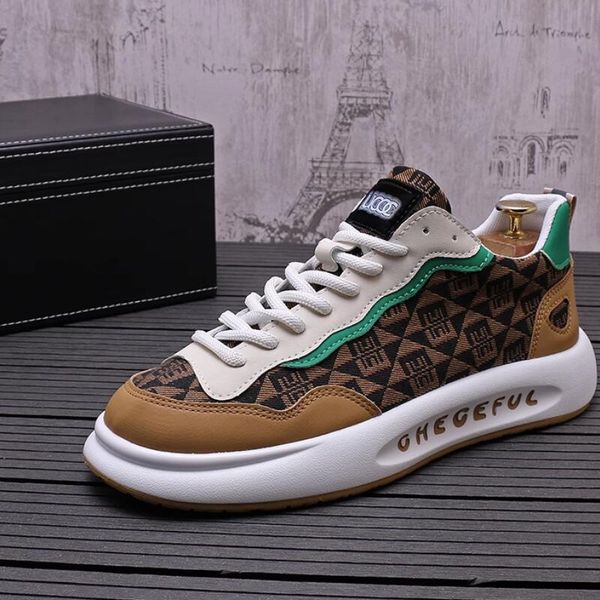 

men's shoes spring and summer new small white shoes men's increased embroidery all casual sports board shoes zapatos hombre a24, Black