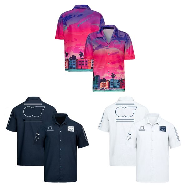 

2023 f1 racing team uniform men's racing shirt outdoor casual breathable quick-drying t-shirt custom fan shirt