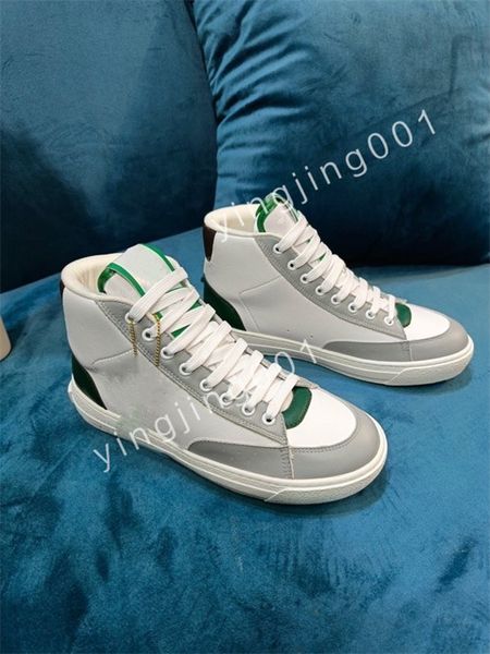 

2023 new fashion white black leather calfskin sneakers shoe comfort outdoor trainers womens and men casual walking size35-46
