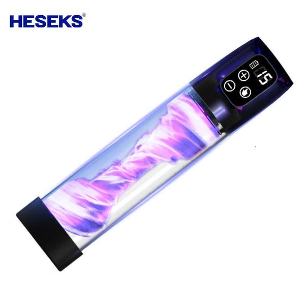 

toys massager heseks penis extender vacuum pump male electric masturbator bath massager enlargement enhancer toys for men