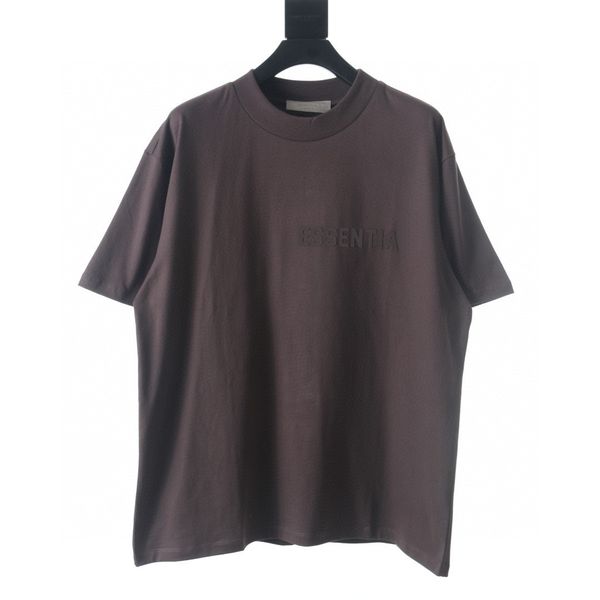 

men's plus tees & polos round neck embroidered and printed polar style summer wear with street pure cotton m set shorts tshirt set 11e2, Black;brown