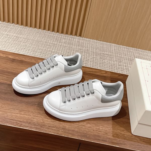 

small white shoes genuine leather thick soles classic couple shoes luxury designer sponge soles womens shoes casual sports outdoor elevated, Black