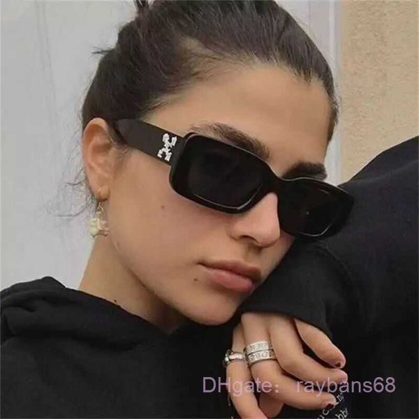 

small rectangle women glasses brand men shades retro square black sunglasses 2023 luxury white decoration, White;black