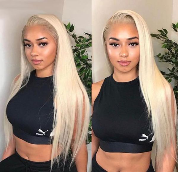 

lace front wig straight blonde human hair wigs 13x4 pre plucked tuneful malaysian remy hair 150 blonde lace wigs 826 inch7895976, Black