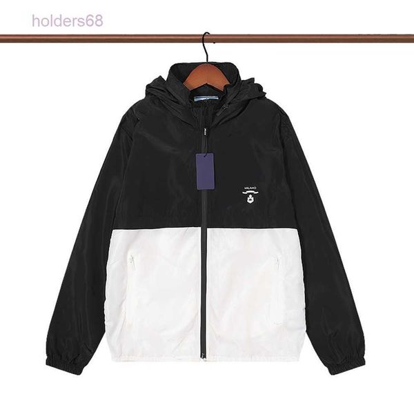 

mens jacket windbreaker thin coats with letters inverted triangle men women waterproof coat spring autumn clothes jackets outerwear men&#039, Black;brown