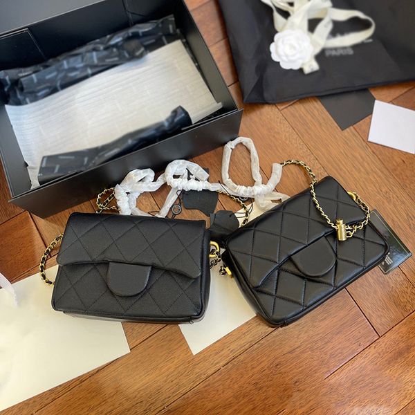 

21k autumn flap adjustable chains diamond lattice shoulder bag genuine leather cc women checker caviar cowhide zipper designer belts handle