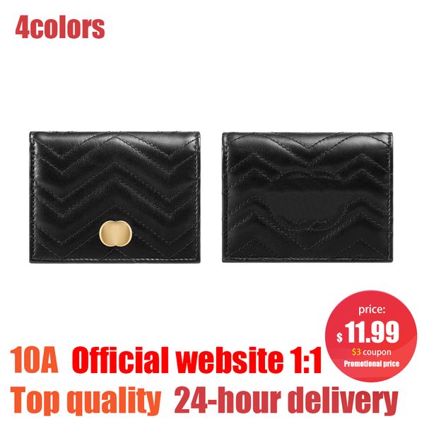 

g series marmont card holders key wallets fashion coin purses leather luxurys women's business card wallet designer credit card slots b, Red;black