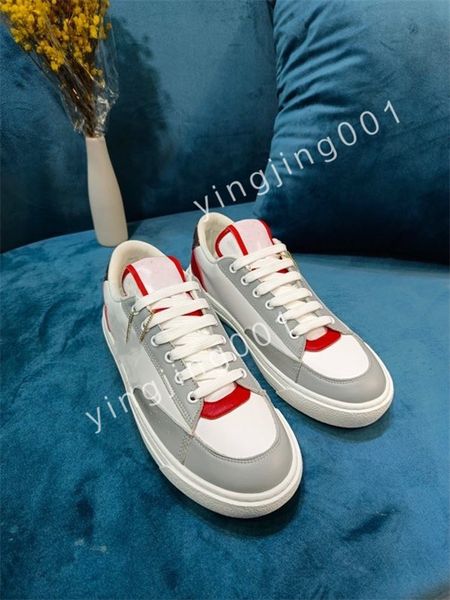 

2023 luxury fashion white black leather calfskin sneakers shoe comfort outdoor trainers womens and men casual walking size35-46