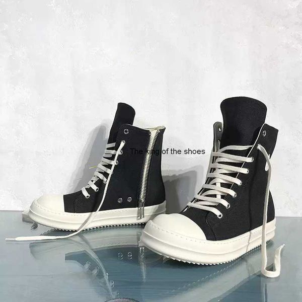 

man canvas boots high shoes sneakers fashion women black lace up martin ro with box2023 og