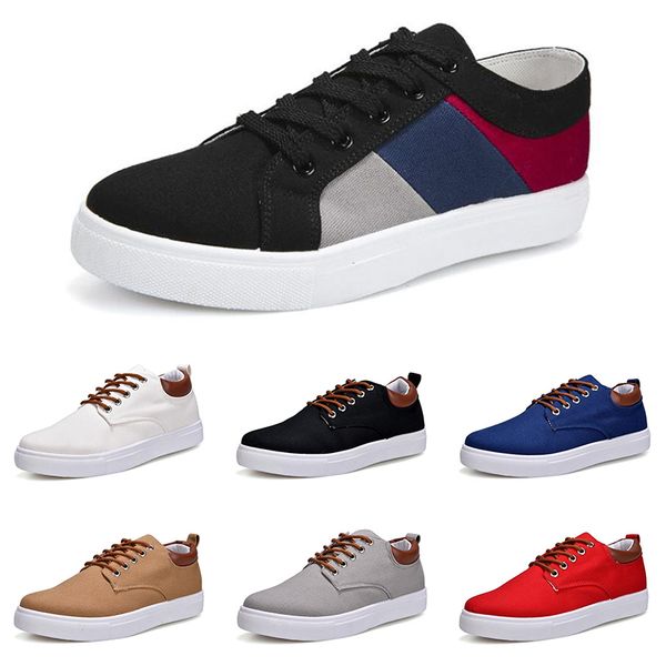 

casual shoes men women grey fog white black red grey khaki mens trainers outdoor sports sneakers size 40-47 color44