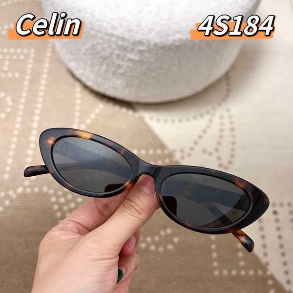

23 new celi cat eye triumph female spicy girl sunglasses uv resistant advanced sense glasses, White;black